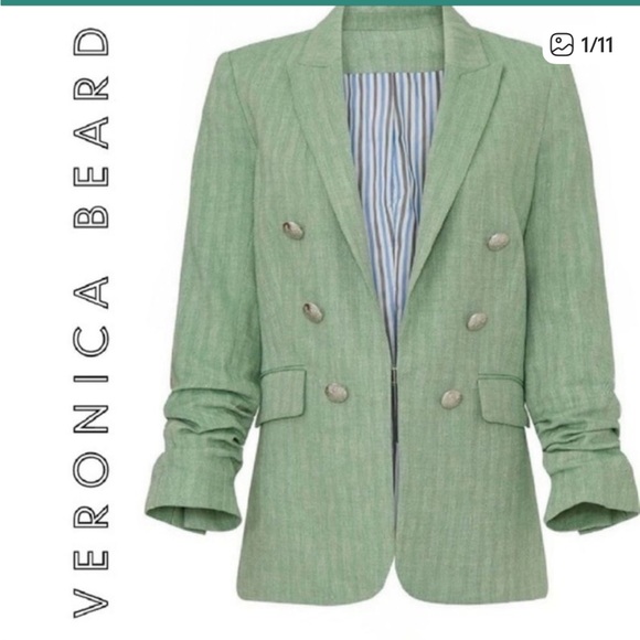 Veronica Beard Jackets & Blazers - Veronica Beard Mint Double-Breasted Blazer